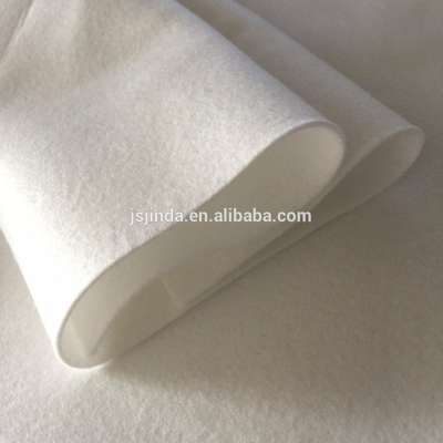 Recycled 1.5 mm  100% polyester white Felt cloths for blanket/industry