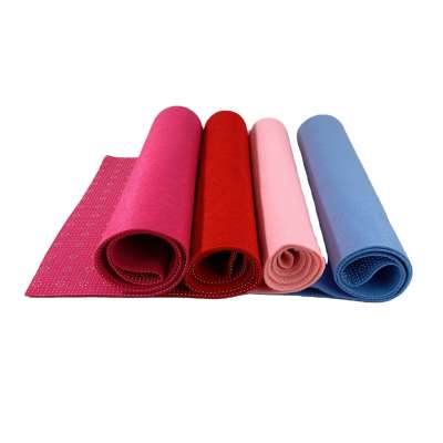 3mm thick colored polyester needle punched felt roll