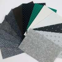 Wholesale Good Effect PVC Dot  non woven material anti-slip felt PVC Dot coated carpet acupuncture nonwoven fabric