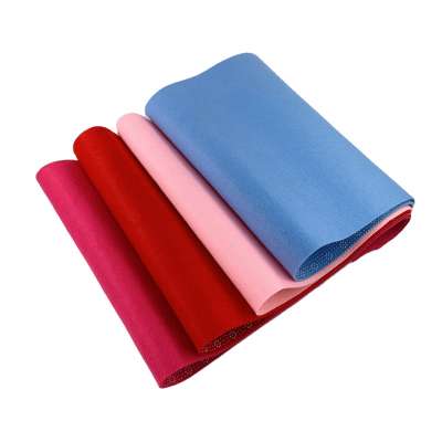 Factory sells hand-cut colored polyester needle-punched felt non-woven fabric rolls