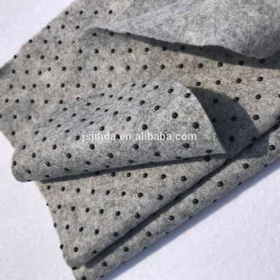 High Quality PVC Dots Needle punched Anti slip Nonwoven Fabric for carpet base fabric