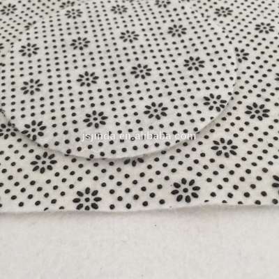 Hiqh Quality Needle Punched Anti slip point plastic non woven fabric/ dotted anti slip fabric