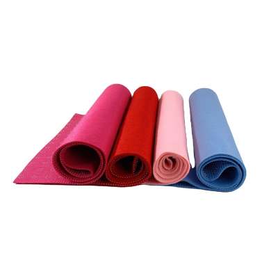 Factory sale 1mm 2mm 3mm 5mm needle punched non woven polyester felt fabric rolls